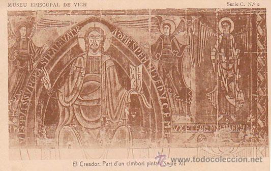 Postales: Vich, museo episcopal, El Creador, editor: Thomas, serie C n&ordm; 2 - Foto 1