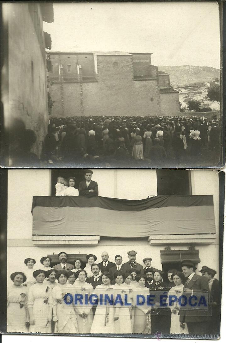 Postkarten: (PS-39563)DOS POSTALES FOTOGRAFICAS DE POLA DE CALARAMUNT-APLECH,MITIN Y ORADORS