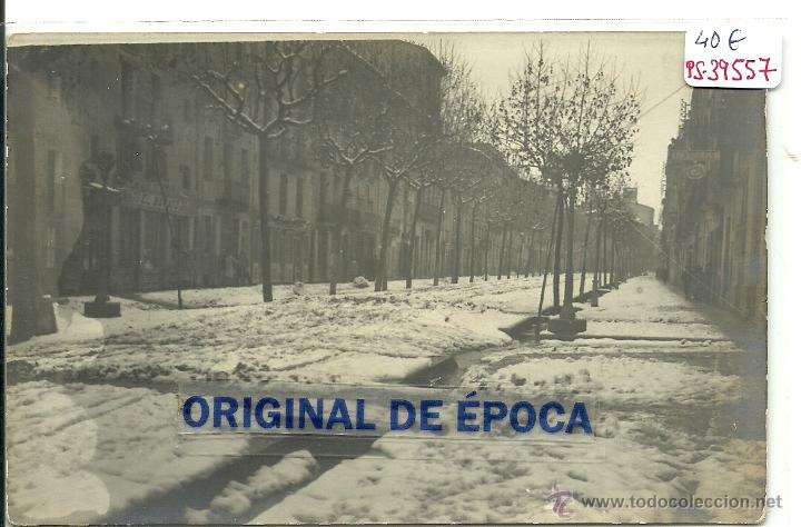 Postkarten: (PS-39557)POSTAL FOTOGRAFICA DE IGUALADA-LA RAMBRA DE SAN ISIDRE,NEVAT