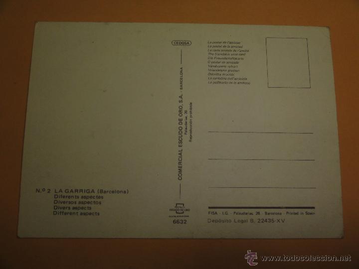 Postales: POSTAL LA GARRIGA. BARCELONA - Foto 2