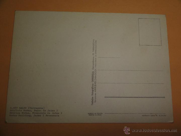 Postales: POSTAL SALOU. TARRAGONA. EDIFICIO RODAS - Foto 2