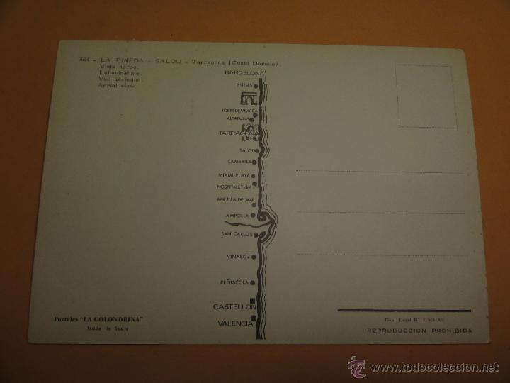 Postales: POSTAL SALOU. LA PINEDA - Foto 2