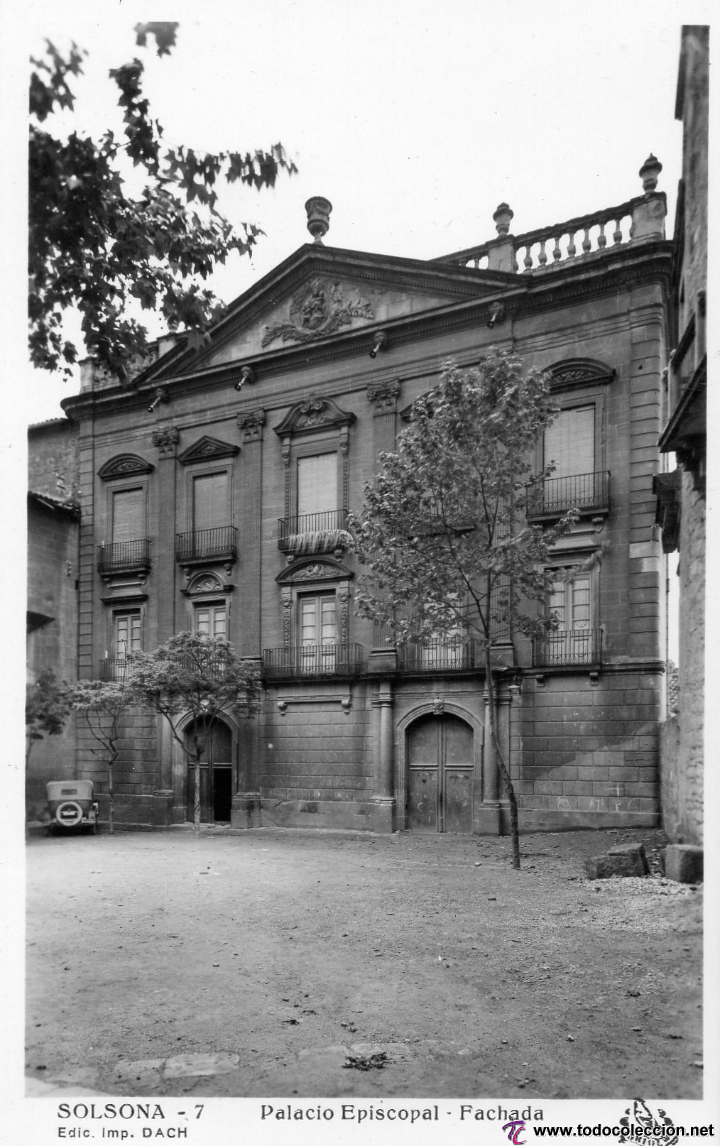 Postales: solsona. 7 palacio episcopal. imp. dach - Foto 1