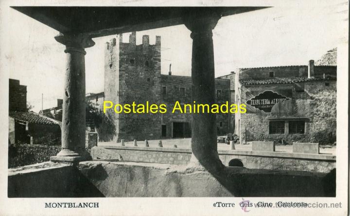 Cartes Postales: a01725 Montblanc Torre Dels Cinc Cantons - Baldrich