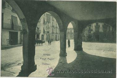 Postales: RIPOLL (GERONA).- PLA&Ccedil;A MAJOR- VOLTES - Foto 1