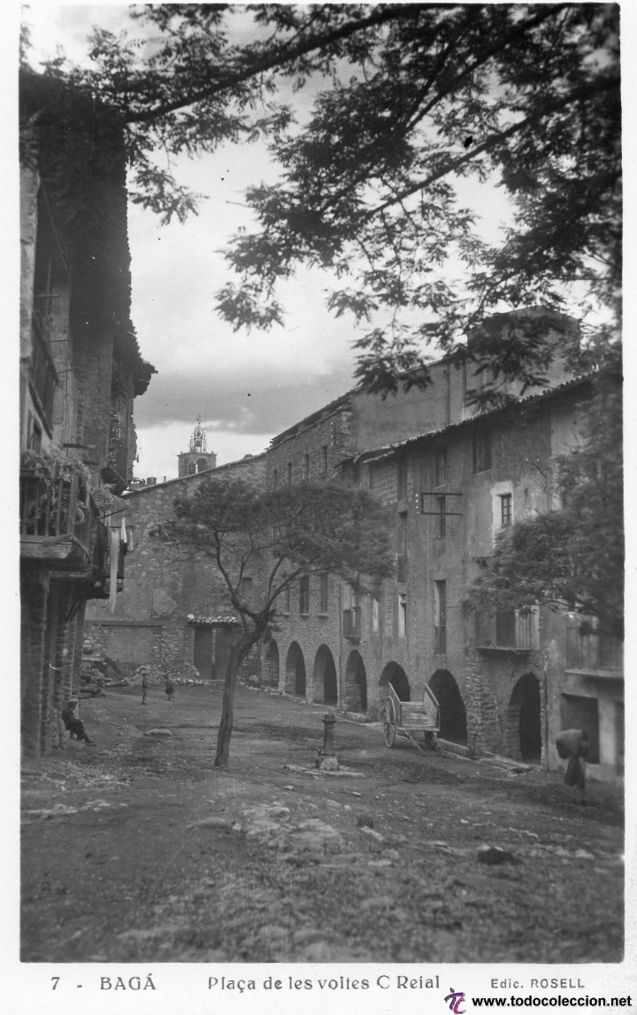 Postales: bag&aacute;. 7 pla&ccedil;a de les voltes. ed. rosell - Foto 1