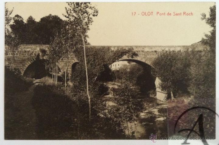 Postales: Olot.Pont de Sant Roch.17. - Foto 1