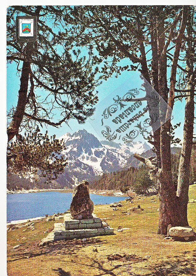 Postales: POSTAL - LERIDA - VALLE DE ESPOT ESTANY SANT MAURICI - CIRCULADA CON SELLO