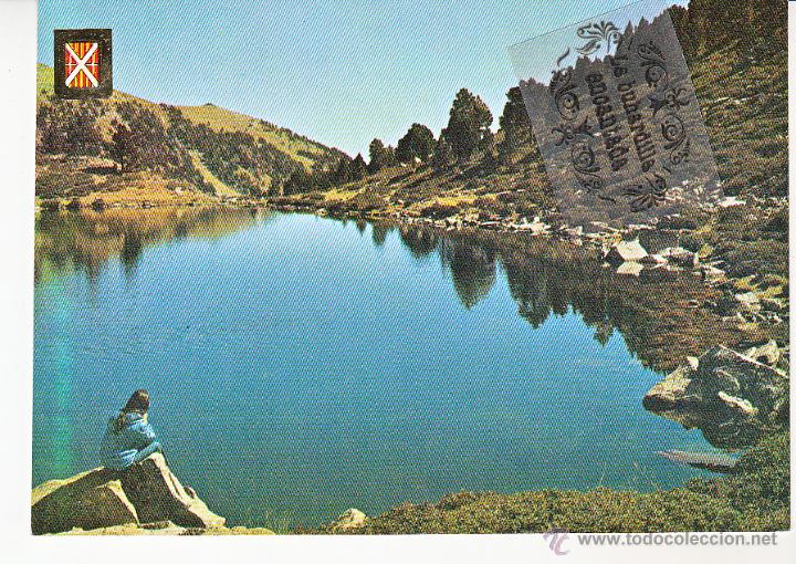 Postales: POSTAL - LERIDA - LAGO DE LA PERA - CIRCULADA CON SELLO