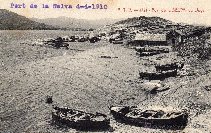 Postales: port de la selva. atv 1721 la lloya. vista parcial