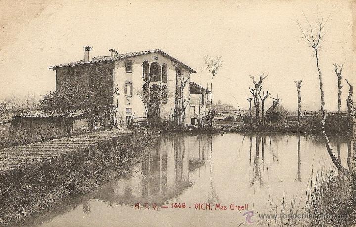 Postales: Barcelona - Vich, Mas Graell. - Foto 1