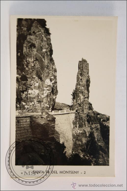 Postais: Antigua Postal Fotogr&aacute;fica - 2. Santa Fe del Montseny - Edita EM - Circulada 1958