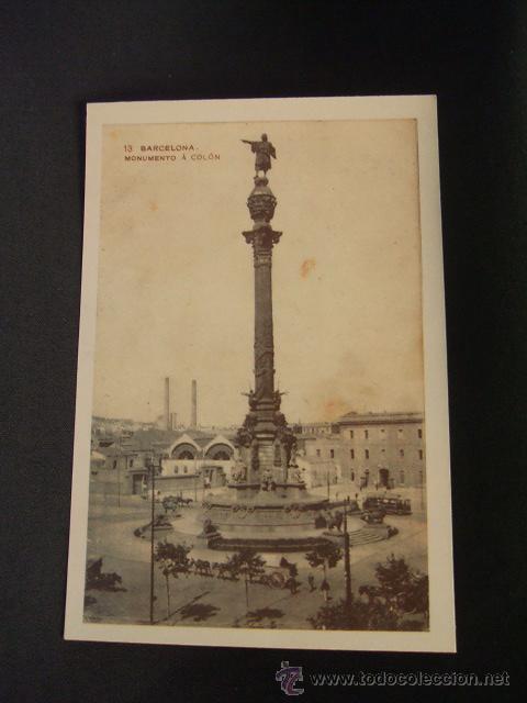 Postales: POSTAL - MONUMENTO A COLON - BARCELONA - - Foto 1