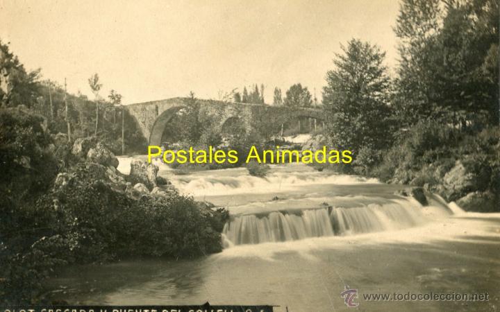 Postales: a01862 Olot - Cascada Y Puente Del Collell - Foto 1