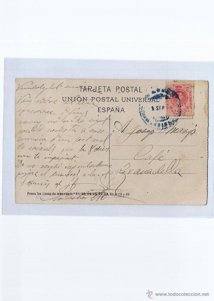Postales: BARCELONA. RAMBLA DE ESTUDIOS. - Foto 2