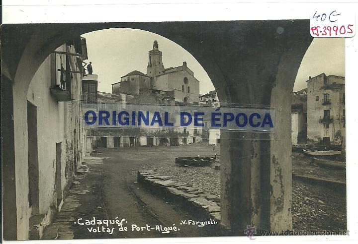 Postkarten: (PS-39905)POSTAL FOTOGRAFICA DE CADAQUES-VOLTAS DE PORT-ALGUE.V.FARGNOLI