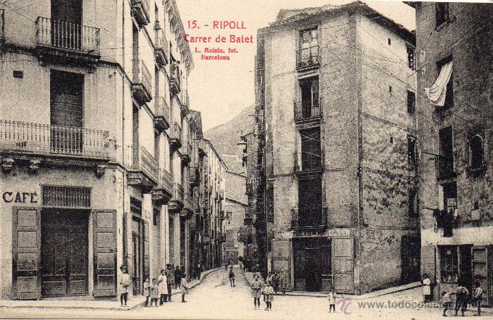 Postales: ripoll. 15 carrer de batet. roisin - Foto 1