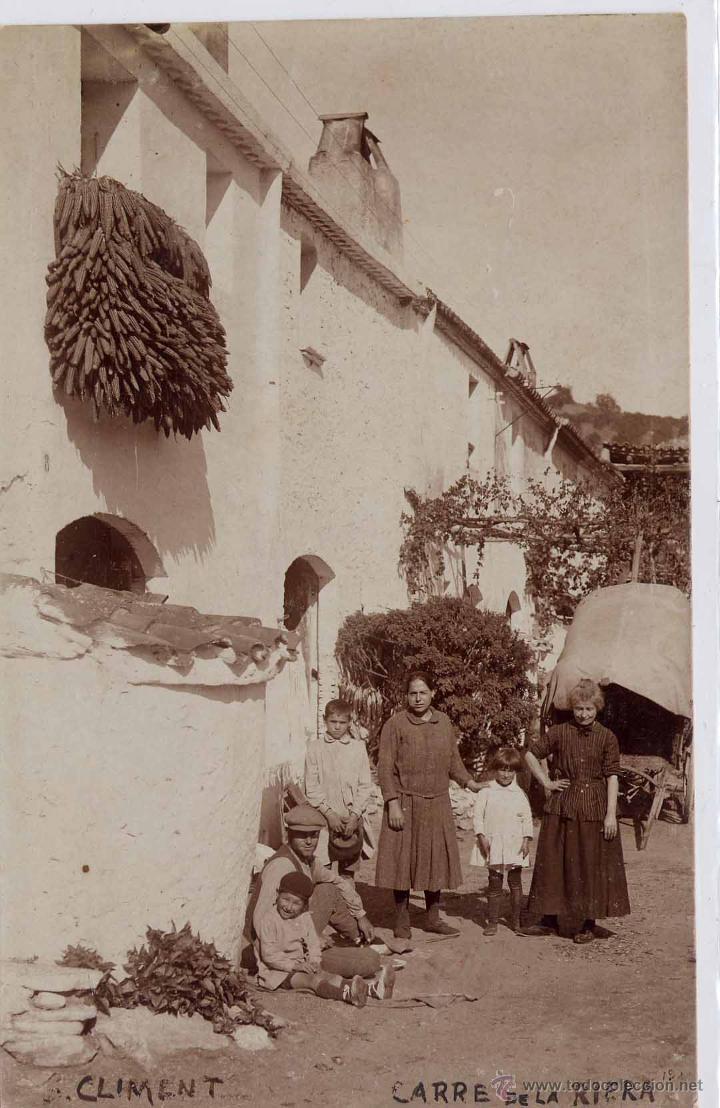 Postcards: CLIMENT (BARCELONA).- CARRE DE LA RIERA