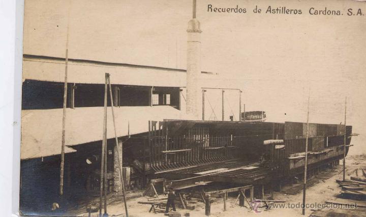 Postcards: RECUERDOS DE ASTILLEROS CARDONA,S.A.