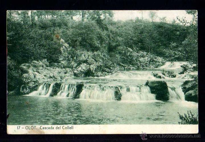 Postales: Olot. Cascada de Collell. No circulada - Foto 1