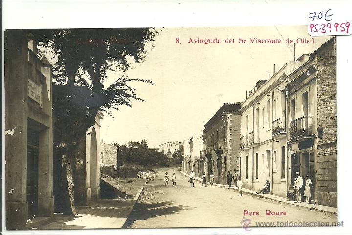 Postkarten: (PS-39959)POSTAL FOTOGRAFICA DE LA COLONIA G&Uuml;ELL-AVINGUDA DEL SR.VISCOMTE DE G&Uuml;ELL
