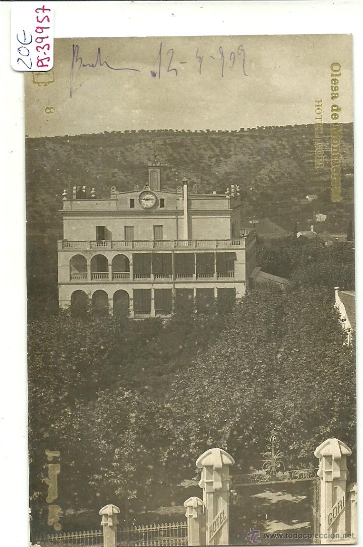 Postkarten: (PS-39957)POSTAL FOTOGRAFICA DE OLESA DE MONTSERRAT-HOTEL GORI
