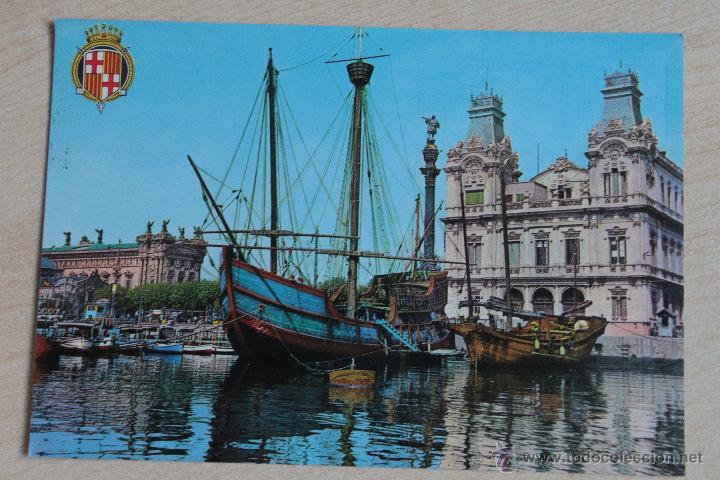 Postales: Postal antigua de Barcelona - Foto 1