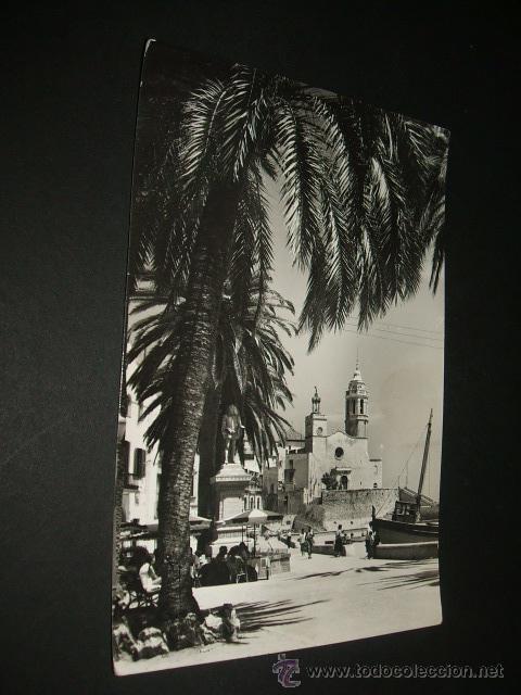 Postales: SITGES BARCELONA PASEO DE RIBERA - Foto 1