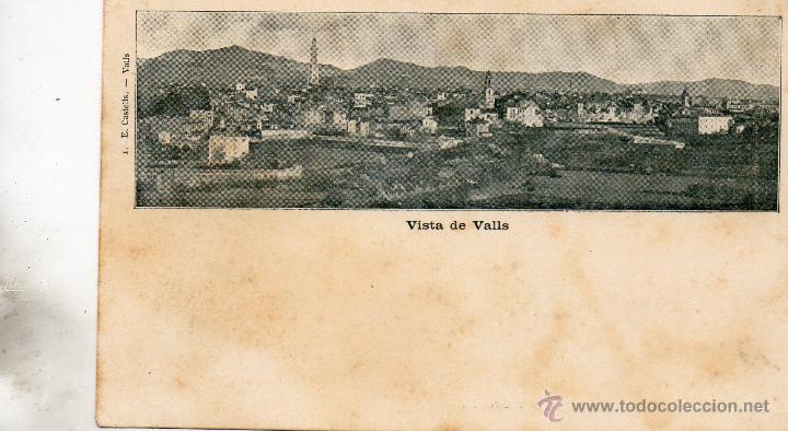 Postales: valls. 1 vista. e. castells - Foto 1