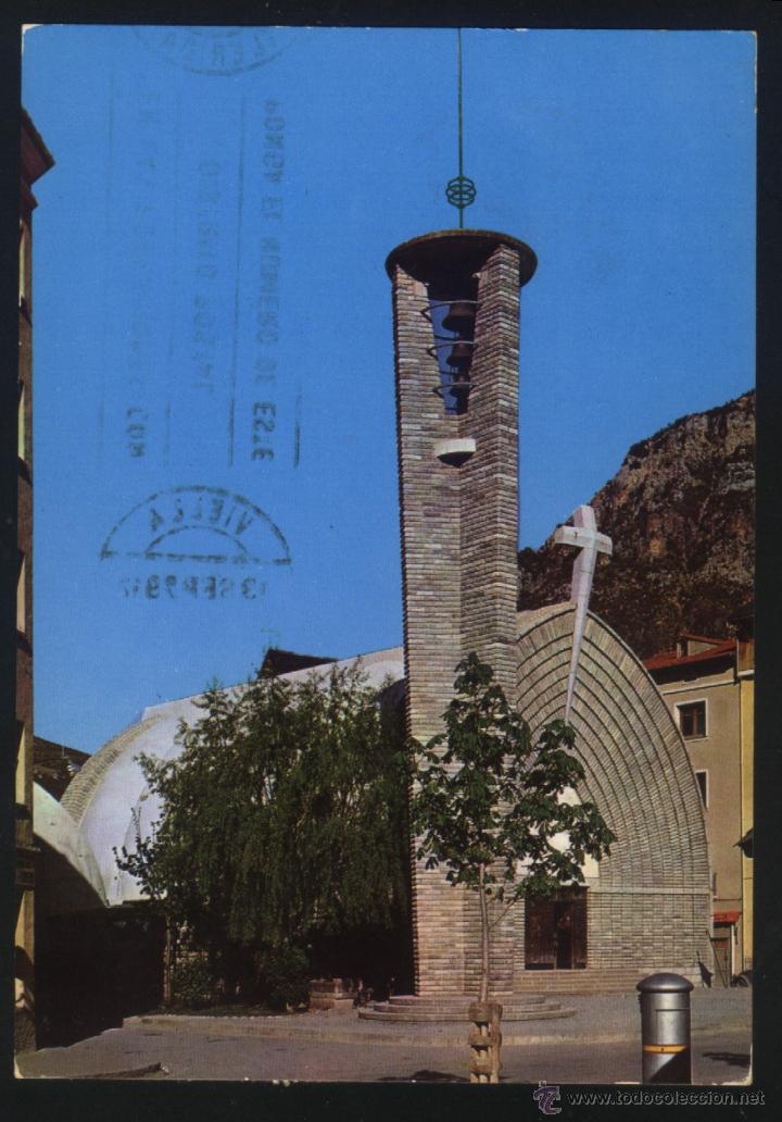Postales: A-0078-L&Eacute;RIDA. PONT DE SUER. IGLESIA PARROQUIAL.