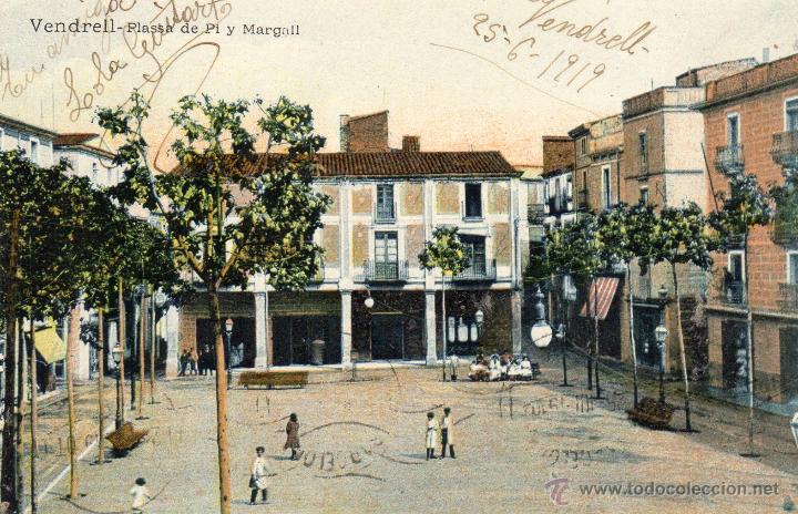 Postales: vendrell. plassa de pi y margall. ed. ramon germana - Foto 1