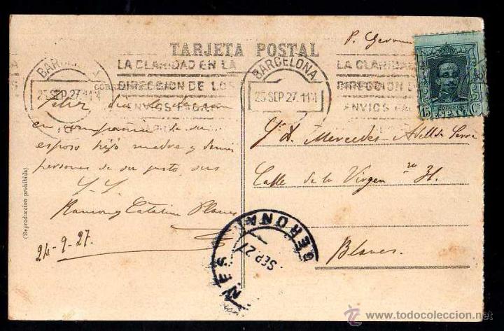 Postales: Camprodon. Riu Ter. Circulada 1927. - Foto 2