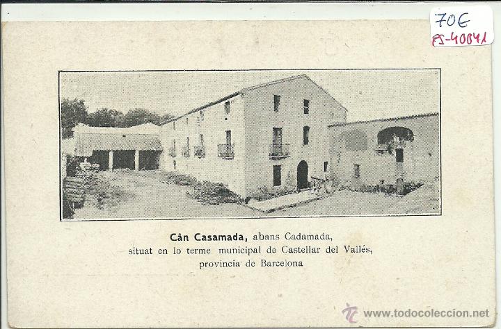 Postkarten: (PS-40041)POSTAL DE CASTELLAR DEL VALLES-CAN CASAMADA