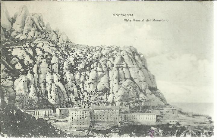 Postales: BARCELONA MONTSERRAT ESCRITA - Foto 1
