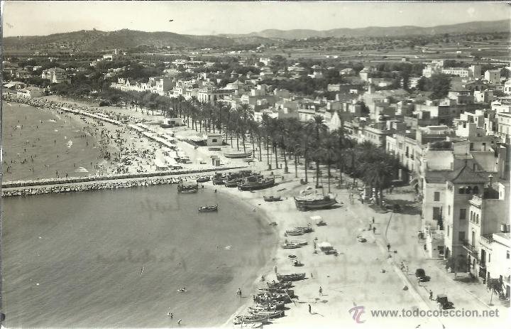 Postales: BARCELONA SITGES ESCRITA - Foto 1