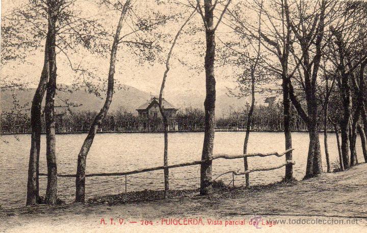 Postales: puigcerda. atv 704 vista parcial del lago