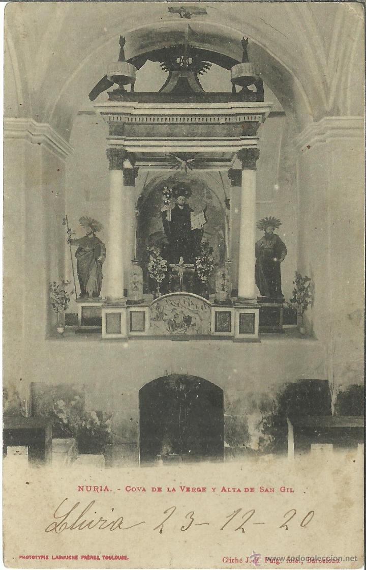 Postales: GERONA NURIA ESCRITA - Foto 1