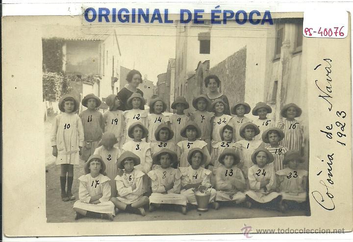 Postkarten: (PS-40076)POSTAL FOTOGRAFICA DE NAVAS-COLONIAS ESCOLARES