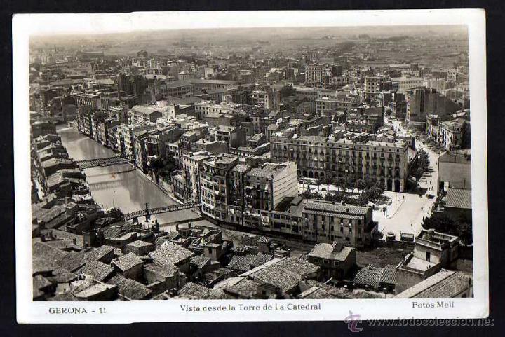 Postales: Girona. Gerona. . Circulada  1956 - Foto 1