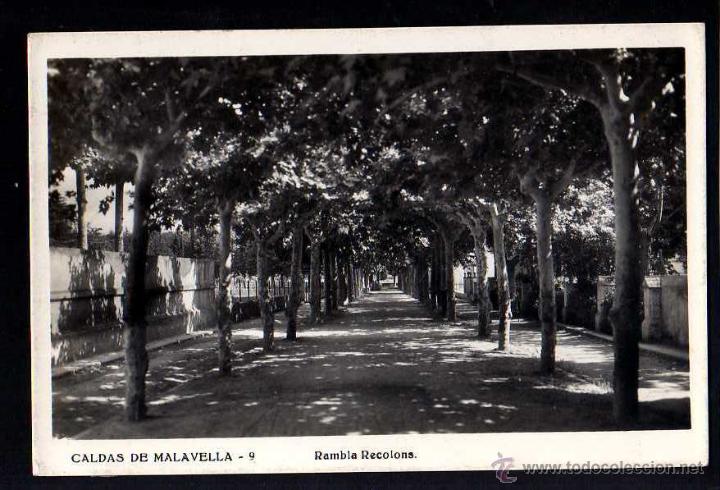 Postales: Caldas de Malavella. Circulada 1954 - Foto 1