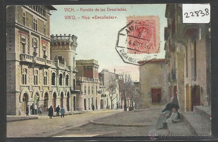 Postales: VICH - RAMBLA DE LAS DEVALLADAS - THOMAS - (22838) - Foto 1