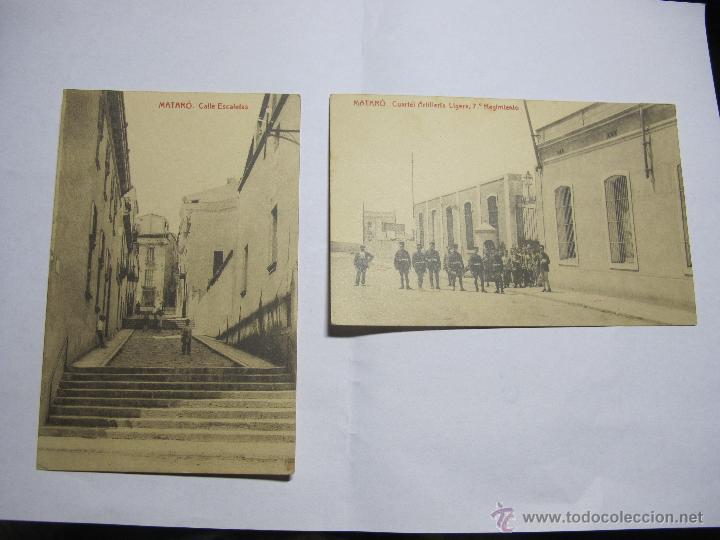Postales: 2 postales de MATAR&Oacute; , a&ntilde;os 1900 - Foto 1