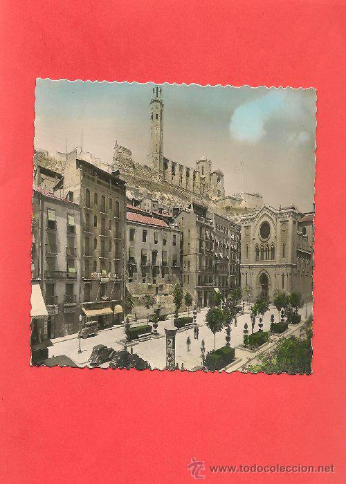 Postales: POSTAL LERIDA PLAZA ESPA&Ntilde;A Y LA SEO