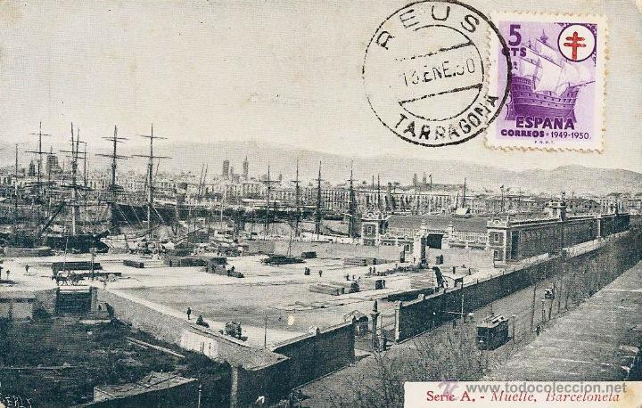 Postales: Barcelona - Barceloneta, Muelle. - Foto 1
