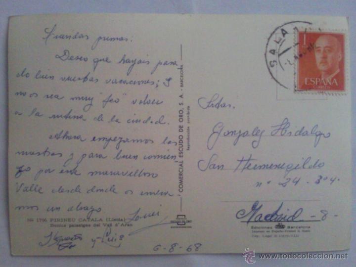 Postales: POSTAL RECUERDO VALLE DE ARAN - Foto 2