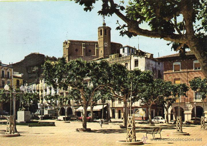 Postkarten: balaguer. 2002 plaza mayor. romeu