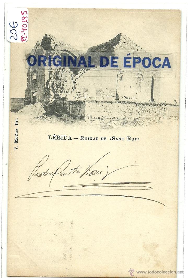 Postkarten: (PS-40195)POSTAL DE LERIDA-RUINAS DE SANT RUF