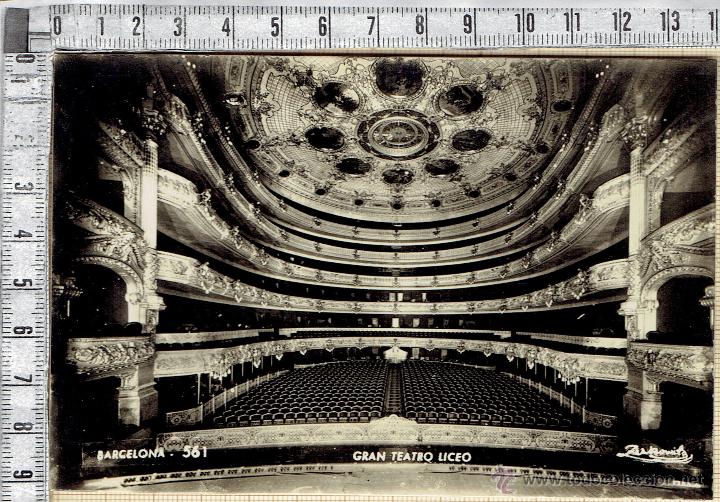 Postales: POSTAL INTERIOR GRAN TEATRO DEL LICEO-BARCELONA.