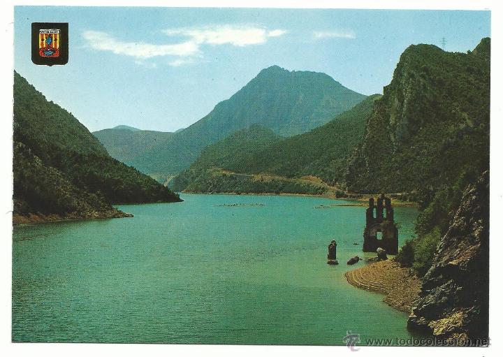 Postales: PONT DE SUERT .- LLAC D'ESCALES , CAMP DE REGATES .- ESCUDO DE ORO N&ordm; 108