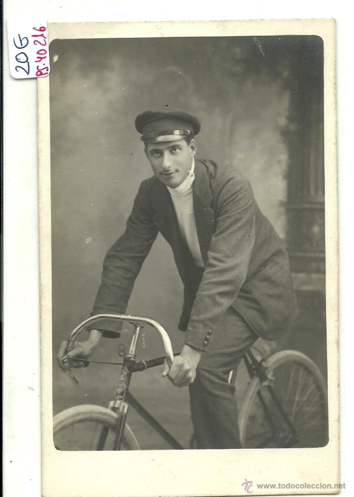 Postcards: (PS-40216)POSTAL DEL ARBOS-BAY VIDAL,CICLISTA